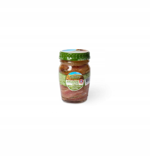 Ančovičky (anchovies) v bio olivovom oleji extra virg