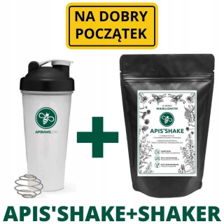 Proteín -  API SHAKE VANILLA 7 Jedlá + Shaker 700ml
