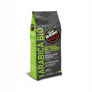 Zrnková káva -  Arabica Bio Coffee Beans 1000g Caffe Vernano