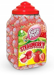 Argo Lollipop Gum Pop Strawberry 100 ks