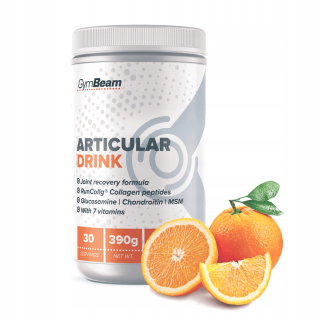 Ochrana kĺbov -  Artikulárny kolagén MSM Glukozamín - Gymbeam 390 g