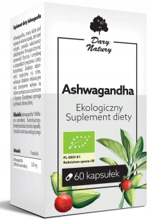 ASHWAGANDHA BIO 60 kapsúl (520 mg) - DARČEKY PRÍRODY