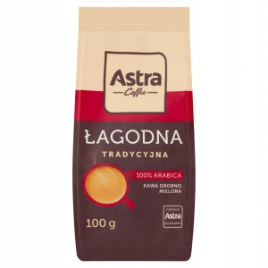 Káva mletá - ASTRA Káva Tradičné jemne mleté 100G-5 ks