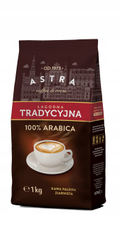 Zrnková káva -  Káva ASTRA Tradičné zrná 1 kg