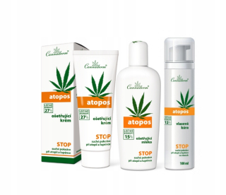 CBD - Atopická dermatitída - CBD kozmetickú sadu