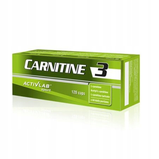 Spaľovač tuku - ActivLab Carnitine 3 120 viečok na spaľovanie tukov