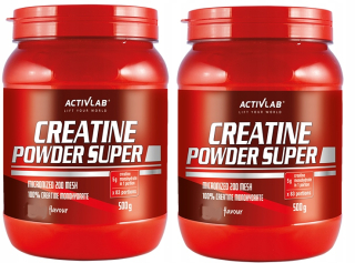 Kreatín - Kreatínový prášok ActivLab 2x500g = 1000g CITRÓN