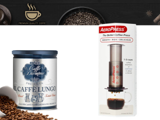Aeropress Aeroba + Coffee Il Caffe Lungo DiemMe