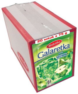 Agro-Wodzisław Jelly MINT-APPLE 20x75g (812)