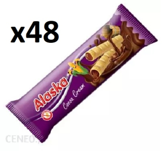 Aljaška kukuričné trubice 18g- kakao x48