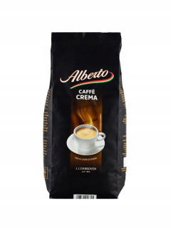 Zrnková káva -  Alberto Caffe Crema Coffee Beans 1 kg Arabica