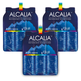 Alcalia superwater pH 9,36 - 18ks x 1,5l