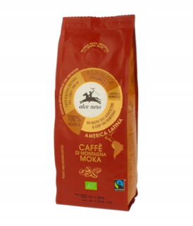 Káva mletá - Alce Nero Caffe Moka Arabica mleté kávy 250g