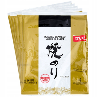 Japonska kuchyňa - ALGAY ALGAA YAKI NORI SUSHI SILVER 5X10PC, 30 ARK