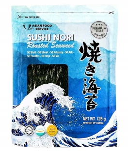 Ázijska kuchyňa - Sea ALGAE Yaki Sushi Nori Silver AFS 50 ARK 125