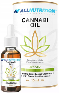 CBD - AllNutrition Cannabi Oil 10 ml 30% CBD zmršťovacia olej