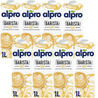 Alpro ovsené vločky nápoje Barista Oat Set 8x 1L