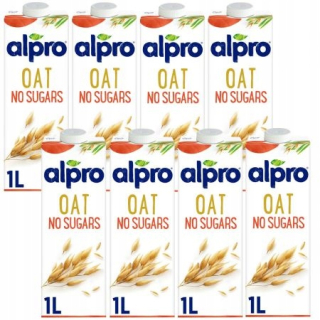Alpro ovsený nápoj nepotolený SET 8X 1L