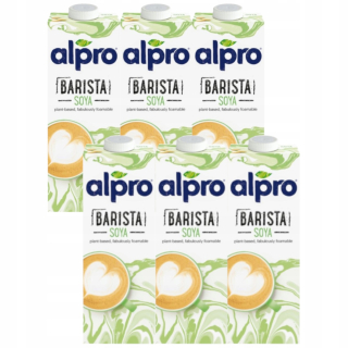 Alpro Soybean Drink Baristická soya Set 6x 1l