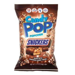 Americký popcorn s kúskami Baton Snickers