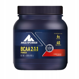 Aminokyseliny - MultiPower BCAA 2: 1: 1 400g aminokyseliny