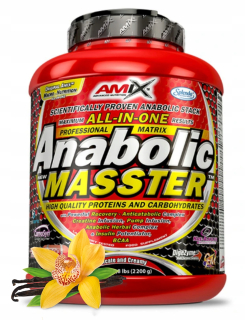 Gainer - Hromadný masér Amix Anabolic Masster s hmotnosťou 2 400 g