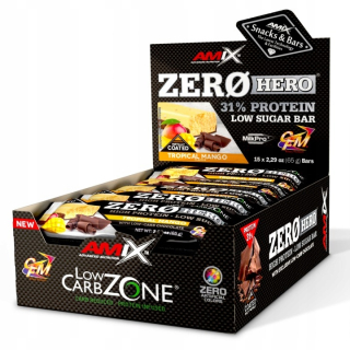 Amix Zero Hero Protein Biens 15 ks 1G cukru / bar