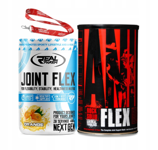 Ochrana kĺbov -  Animal Flex 44 sasz + Real Pharm Joint Flex 400g