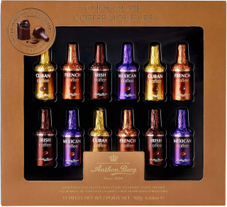 Anthon Berg Coffe Coffe GiftBox Likéry Bottles 187g