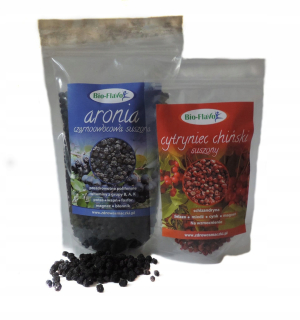 Sušené ovocie - Arónia 500g + čínsky citrón 100g sušené