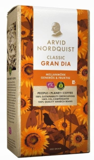 Káva mletá - ARVID NORDQUIST GRAN DIA MELLANMORK - MIELONA * K