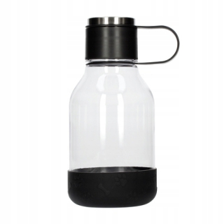 Asobu - čierna - fľaša s miskou pre psa 1.5l