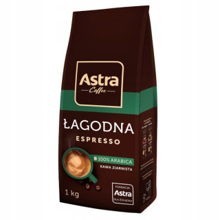 Zrnková káva -  ASTRA Espresso 1KG obilia