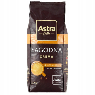 Zrnková káva -  ASTRA Gentle Crema 1kg Granular