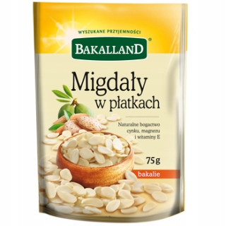 Orechy - BAKALLAND MANDLE VLOŽENÉ 75G ..