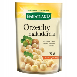 Orechy - BAKALLAND NUTS MAKADAMIA 75G ..