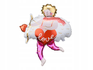 Darček na Valentína - Fóliový balón Cupid Amor 82x99 cm