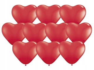 Darček na Valentína - Balónové pomaranče a červené srdce do vzduchu alebo kostýmu HEL_PL 44 cm