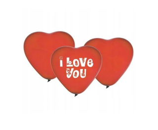Darček na Valentína - Latex balóniky Godan Heart Red 3 kusy