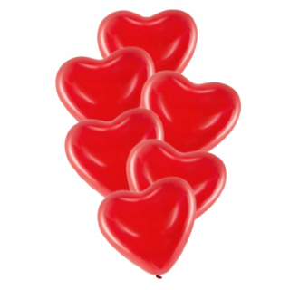 Darček na Valentína - Oranžovo-červený balónik srdiečko Party deco 40cm