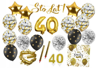 BALLOONS nastavenej na narodeninám 18 30 40 50 60 70 KAŽDÝ