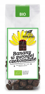 Banány v surovej čokoláde BIO 100 G - BIO