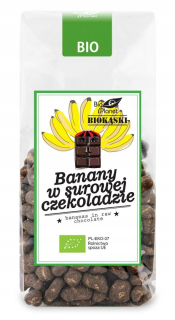 Banány v surovej čokoláde BIO 250 G - BIO