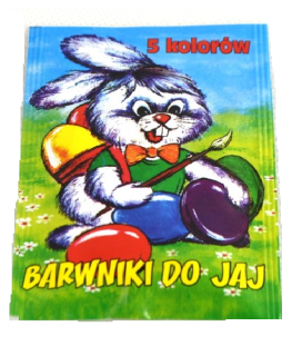 Veľkonočná dekorácia - Farbivo, ale viacnásobné gadget 5 ks.