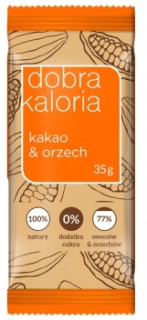 Kakao Baton Walnut 20ks x 35g Dobré kalórie 700g
