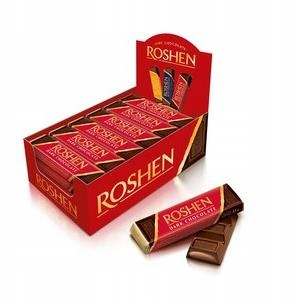 Baton Roshen Dark Chocolate 43G Bitter Chocolate