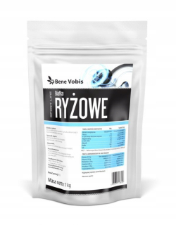 Proteín - Bene vobis ryžový proteín 1 kg prírodný vegán