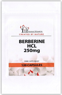 Berberyna HCl 98% 250mg 120Kaps extrakt