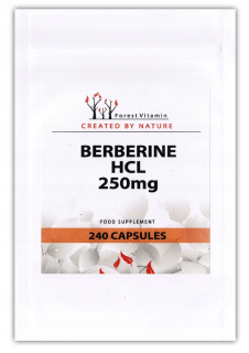 BERBERYNA HCL 98% 250 mg 240Kaps extrakt