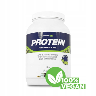 Proteín - Rastlinný proteín 85% 1000 g 100% Prírodné Švédsko